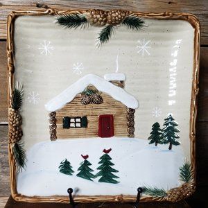 St. Nicholas Square Salad Plate - Heartland Pattern 9 3/8" - Holiday Dining